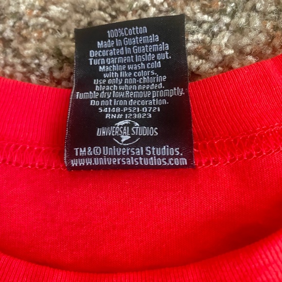 NEW Universal Studios Marvel The Amazing Spiderman Jersey Adult XL Red Blue - Picture 7 of 10